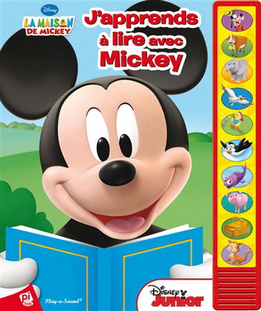 Couverture de La maison de Mickey : j'apprends à lire avec Mickey