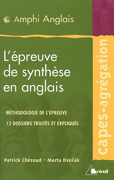 L'épreuve de synthèse en anglais