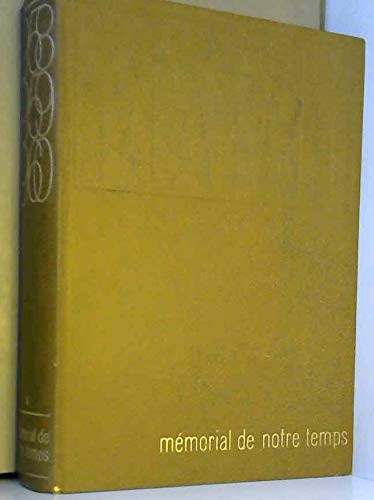 Couverture de Mémorial de notre temps. Tome IV. 1958 1959 1960 par Collectif