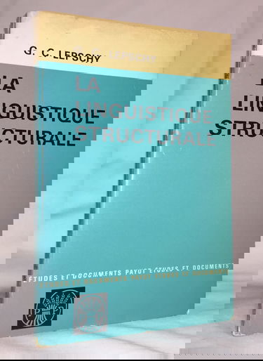 La linguistique structurale - traduit de l'italien par Louis-Jean Calvet