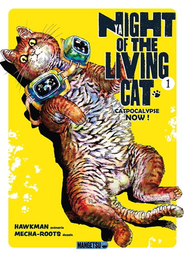 Couverture de Nyaight of the living cat. Vol. 1. Catpocalypse now !