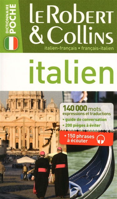 Le Robert & Collins dictionnaire poche : italien-français, français-italien