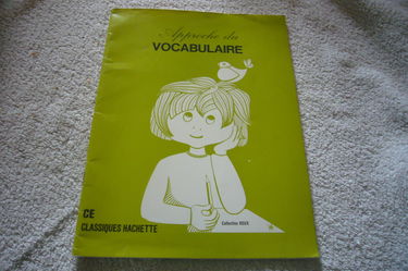 Approche du vocabulaire : Classe de C.E.