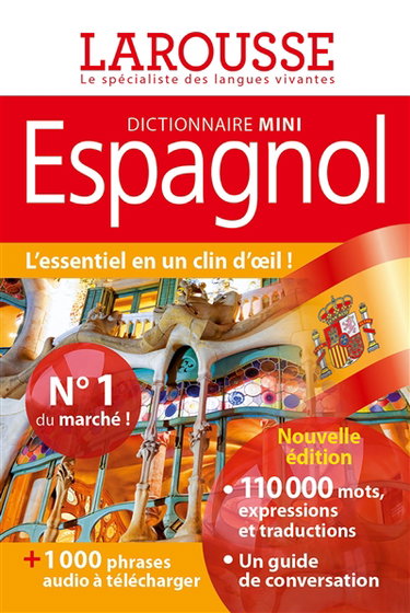 Couverture de Espagnol : dictionnaire mini : français-espagnol, espagnol-français. Espanol : mini diccionario : francés-espanol, espanol-francés