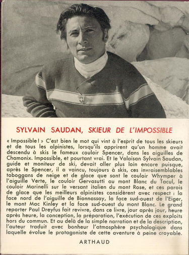 Sylvain saudan, skieur de l'impossible