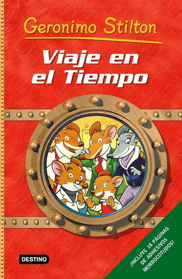 Couverture de Viaje en el tiempo: ¡Incluye adhesivos morrocotudos!