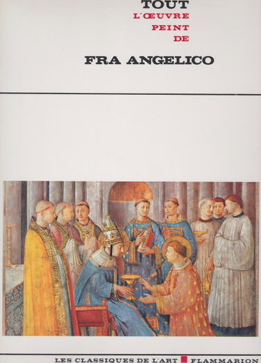 Couverture de Tout l'oeuvre peint de fra angelico.
