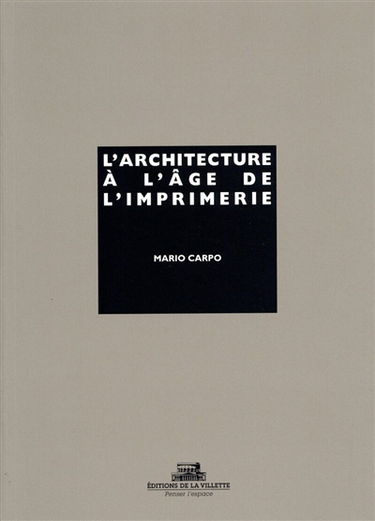 L'architecture à l'âge de l'imprimerie