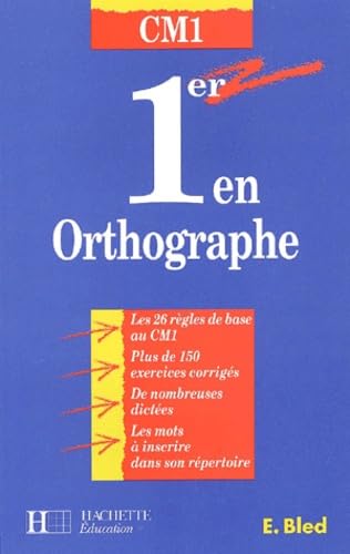 1er en orthographe, CM1