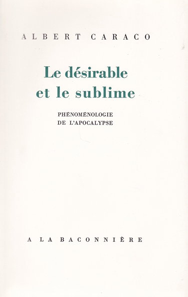 Le Désirable et le sublime