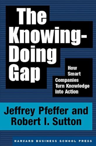 Couverture de Knowing-Doing Gap