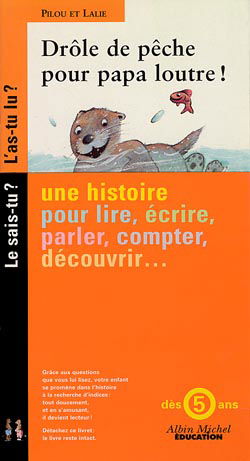Drôle de pêche pour papa loutre !