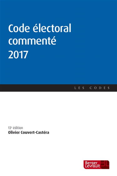 Code électoral commenté 2017