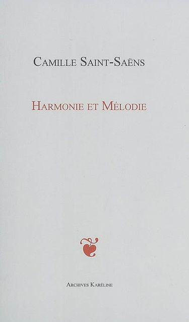 Harmonie et mélodie
