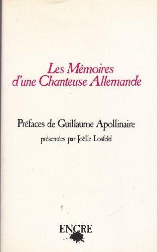 Couverture de Les mémoires d'une chanteuse allemande