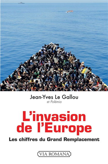 Couverture de L'invasion de l'Europe : les chiffres du grand remplacement