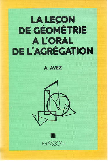 La lecon de geometrie a l'oral de l'agregation