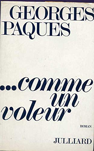 Couverture de Comme un voleur