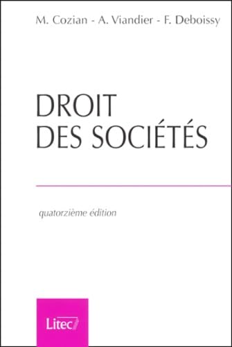Droit des sociétés, 14e édition (ancienne édition)