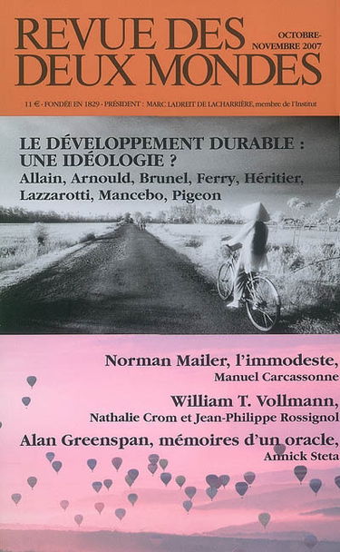Revue des deux mondes, n° 10-11. Le développement durable : une idéologie ?
