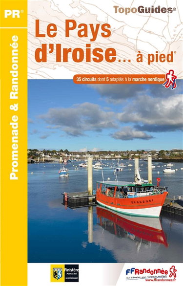 Couverture de Le pays d'Iroise... à pied : 35 promenades & randonnées par Collectif