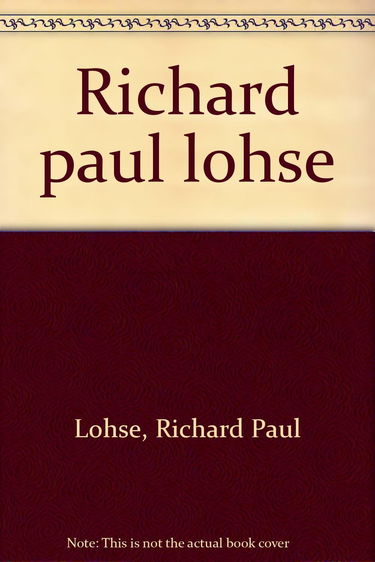 Richard paul lohse / musee de grenoble 11 juin au 5 septembre 1988