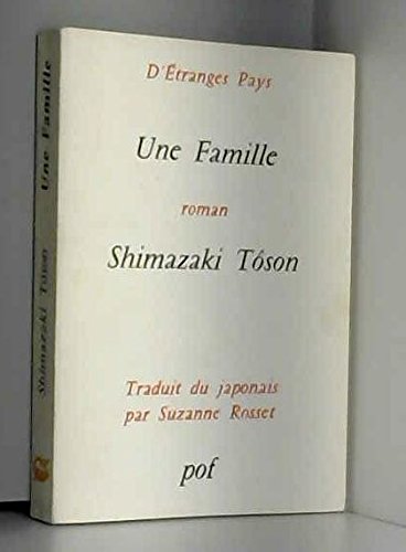 Couverture de Une famille