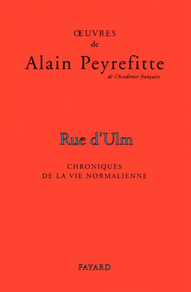 Rue d'Ulm : chronique de la vie normalienne, édition du bicentenaire