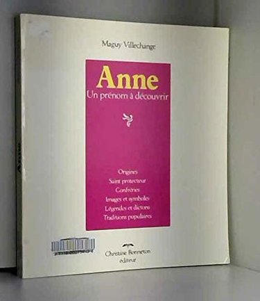 Couverture de Anne