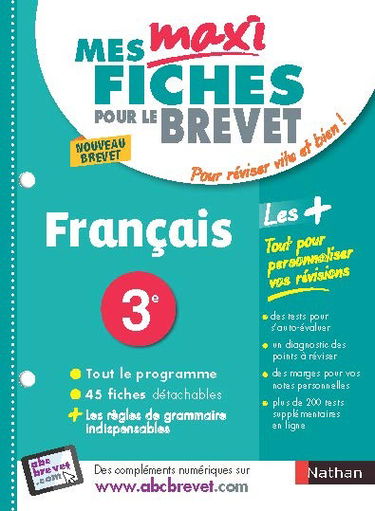 Français, 3e : nouveau brevet