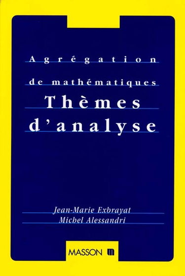 Couverture de Thèmes d'analyse