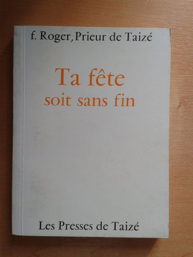 Couverture de Ta fête soit sans fin