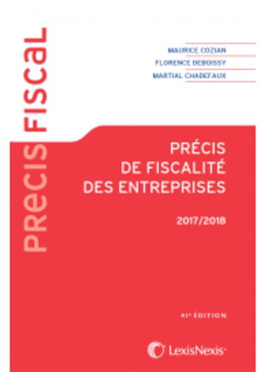 Couverture de Précis de fiscalité des entreprises 2017-2018