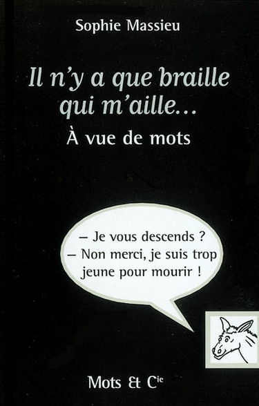 Il n'y a que braille qui m'aille : à vue de mots