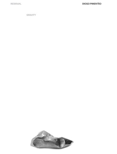 Couverture de Diogo Pimentao : Residual Gravity