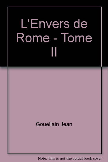 L'envers de rome - tome ii