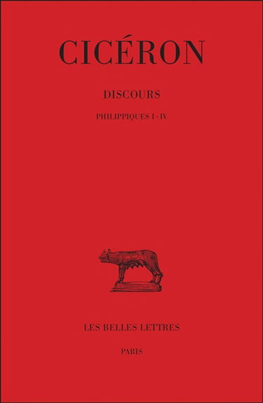 Discours. Vol. 19. Philippiques I-IV