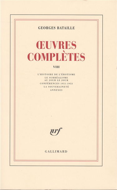 Oeuvres complètes. Vol. 8