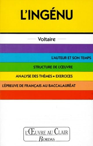 O.CL/VOLTAIRE L'INGENU (Ancienne Edition)