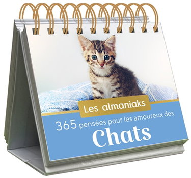 Couverture de 365 pensées pour les amoureux des chats : 2022 par Editions 365