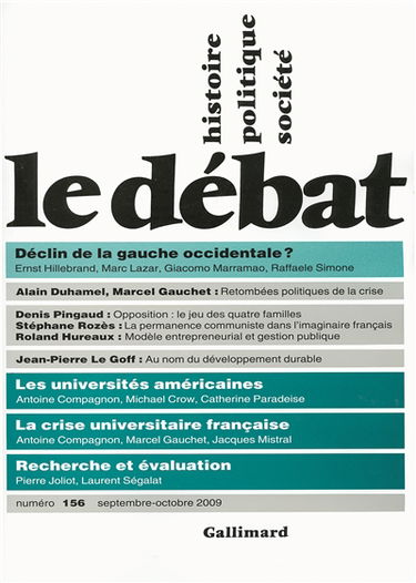 Débat (Le), n° 156