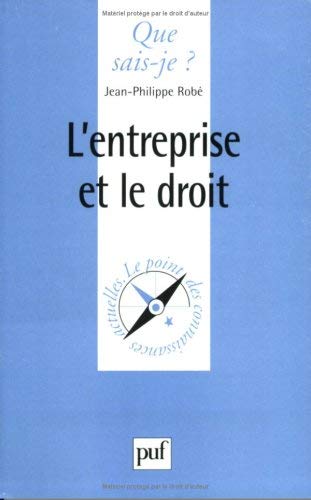 L'entreprise et le droit