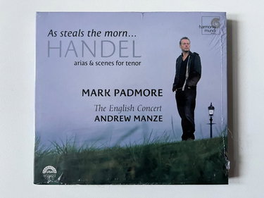 Couverture de Mark Padmore - As steals the morn (Haendel arias et scènes pour ténor)