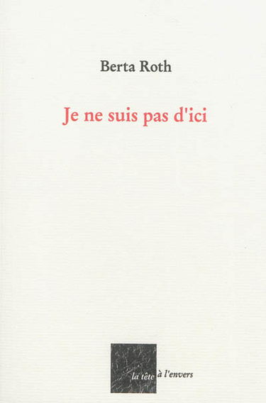 Je ne suis pas d'ici