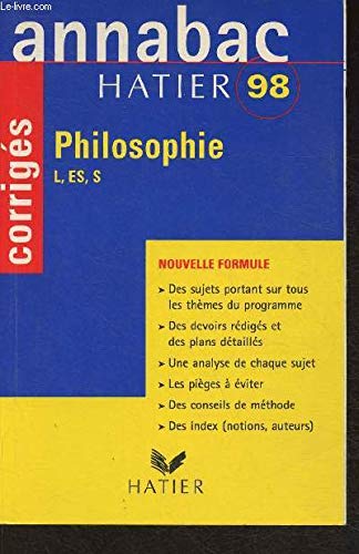 Philosophie L, ES, S