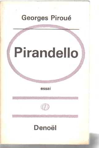 Couverture de Broché - Pirandello par Georges Piroué