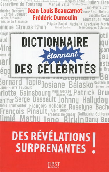 Dictionnaire étonnant des célébrités