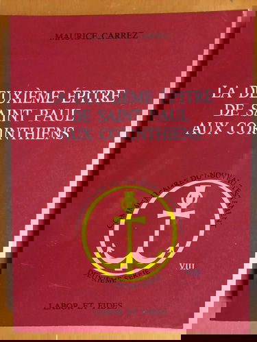 La Deuxième épître de saint Paul aux Corinthiens