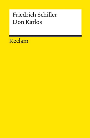 Couverture de Don Carlos par Schiller