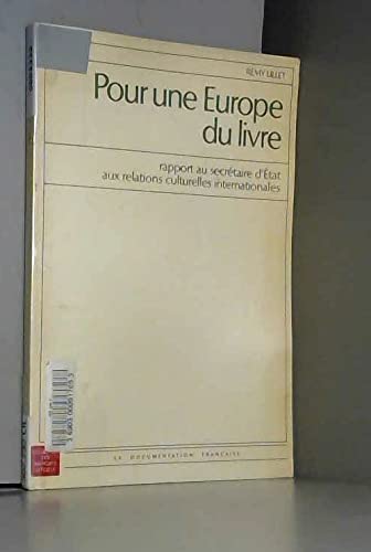 Pour une Europe du livre : rapport